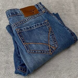 Wrangler 20X Vintage Boot Cut Jeans Mens Size 30x27 Medium Wash‎ Denim Western